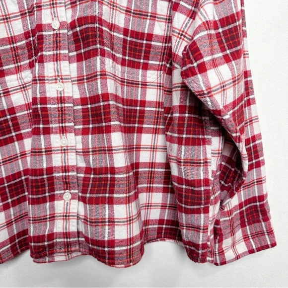 Levi’s Womens 2X  Maple Utility Shirt Boxy Length Flannel - Picture 6 of 16